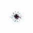 Ring .30ctw Baguette Diamonds .93ct Ruby 18kw Sz6 2.56g 225010086