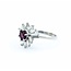 Ring .30ctw Baguette Diamonds .93ct Ruby 18kw Sz6 2.56g 225010086