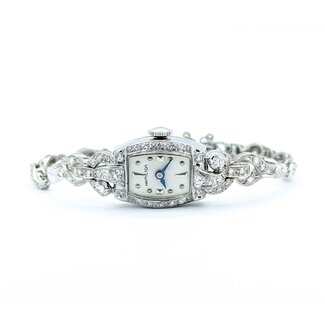 Watch Hamilton Vintage 1940's 1.00ctw Diamond 14k 6.5" 125010015