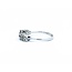 Ring .18ctw Round Diamonds .92ct Sapphire 18kw .6x.1" Sz7.5 2.86g 225010063