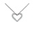 Pendant Heart .30ctw Round Diamonds 14kw .6x.55" 2.87g 225010084