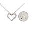 Pendant Heart .30ctw Round Diamonds 14kw .6x.55" 2.87g 225010084