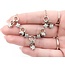 Necklace Celestial Charm Choker 1.00ctw Round Diamonds 18kw 15" 15.87g 225010093