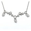 Necklace Celestial Charm Choker 1.00ctw Round Diamonds 18kw 15" 15.87g 225010093