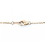 Necklace Station 1.55ctw Round Diamonds 14ky 16" 3.95g 225010094