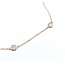 Necklace Station 1.55ctw Round Diamonds 14ky 16" 3.95g 225010094
