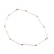 Necklace Station 1.55ctw Round Diamonds 14ky 16" 3.95g 225010094