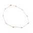 Necklace Station 1.55ctw Round Diamonds 14ky 16" 3.95g 225010094
