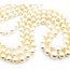 Necklace Opera Length 1.60ctw Round Old Mine Cut Diamonds 1.00ct Sugarloaf Cabochon GIA Unheated Sapphire 14ky 3.5-8mm Pearl Graduated 52" Length 130.14g 225010074