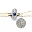 Necklace Opera Length 1.60ctw Round Old Mine Cut Diamonds 1.00ct Sugarloaf Cabochon GIA Unheated Sapphire 14ky 3.5-8mm Pearl Graduated 52" Length 130.14g 225010074