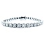 Bracelet 14.83ctw Round Diamonds 14kw 4-6mm 7.25" 18.26g 225030001
