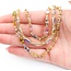 Necklace 3.74ctw Round Diamonds 73.07ctw Multi Color GIA Unheated Sapphires 18ky 17.25" 61.7g 225030002