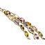 Necklace 3.74ctw Round Diamonds 73.07ctw Multi Color GIA Unheated Sapphires 18ky 17.25" 61.7g 225030002