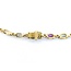 Necklace 3.74ctw Round Diamonds 73.07ctw Multi Color GIA Unheated Sapphires 18ky 17.25" 61.7g 225030002