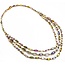 Necklace 3.74ctw Round Diamonds 73.07ctw Multi Color GIA Unheated Sapphires 18ky 17.25" 61.7g 225030002