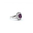 Ring .67ctw Round Diamonds 2.02ct GIA Purplish Pink Unheated Kashmir Sapphires Platinum Sz7 8.4g 225030005