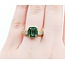 Ring .66ctw Princess Diamonds 2.10ct Emerald 18ky Sz6 6.8g 225030006
