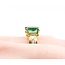 Ring .66ctw Princess Diamonds 2.10ct Emerald 18ky Sz6 6.8g 225030006