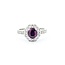 Ring .42ctw Round Diamonds 1.19ct GIA Kashmir Sapphire Platinum Sz7 6.9g 225030016