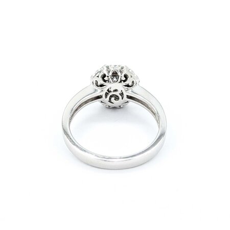 Ring .42ctw Round Diamonds 1.19ct GIA Kashmir Sapphire Platinum Sz7 6.9g 225030016