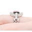 Ring 1.33ctw Round Diamonds 2.20ct GIA Ruby Platinum Sz7 16.2g 225030018