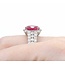 Ring 2.11ctw Round Diamonds 5.39ctw Ruby Platinum Sz7 10.5g 225030028