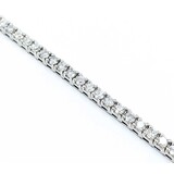  Bracelet 7.97ctw Round Diamonds 14kw 7" 17.8g 225030007