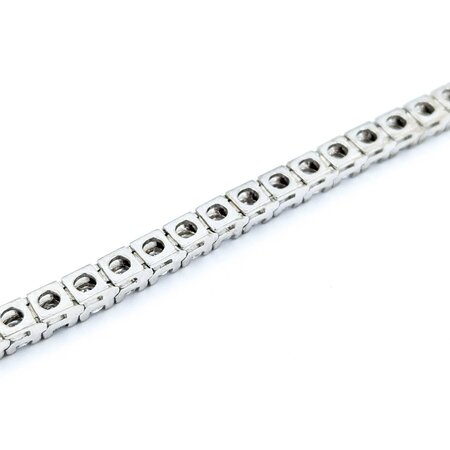 Bracelet 7.97ctw Round Diamonds 14kw 7" 17.8g 225030007