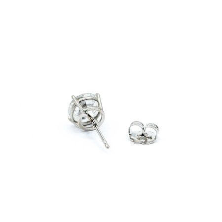 Earrings 3.01ctw Round Diamonds 14kw 7mm 1.6g 225030025