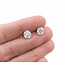 Earrings 3.01ctw Round Diamonds 14kw 7mm 1.6g 225030025
