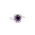 Ring .47ctw Round Diamonds 2.07ct GIA Unheated Kashmir Sapphire Platinum Sz7 5.1g 225030031