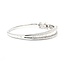 Bracelet 5.98ctw Round/Baguette Diamonds 14kw 6.5" 19.2g 225030020