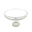 Bracelet 5.98ctw Round/Baguette Diamonds 14kw 6.5" 19.2g 225030020