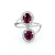 Ring .42ctw Round Diamonds 2.43ctw Ruby Platinum Sz6.5 8.0g 225030029