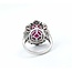 Ring 1.19ctw Round Diamonds 5.62ct GIA Burmese Ruby Platinum Sz7 11.5g 225030034