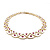 Necklace 4.1ctw Round Diamonds 36.93ctw GIA Burmese Ruby White Enamel 14ky 18" 77.0g 225030026
