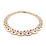 Necklace 4.1ctw Round Diamonds 36.93ctw GIA Burmese Ruby White Enamel 14ky 18" 77.0g 225030026