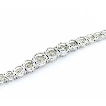 Necklace 38.24ctw Round Diamonds Platinum 17" 56.6g 225030012