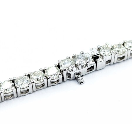 Necklace 38.24ctw Round Diamonds Platinum 17" 56.6g 225030012