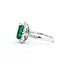 Ring .82ctw Round Diamonds 3.77ct Emerald Platinum Sz6.5 7.8g 225030039