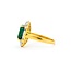 Ring .60ctw Round Diamonds 2.99ct Emerald 14ky Sz7 3.7g 225030042