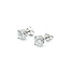 Earrings 4.02ctw Round Diamonds 18kw 8mm 2.4g 225030024