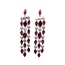 Earrings 3.69ctw Round Diamonds 13.70ctw GIA Burmese Ruby Platinum 70x14.5mm 22.9g 225030023