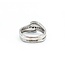 Ring Channel 0.37ct Round Diamond .32ctw Near Colorless Diamonds 14kw 8.8mm Sz6.5 6.8g 225020009