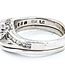Ring Channel 0.37ct Round Diamond .32ctw Near Colorless Diamonds 14kw 8.8mm Sz6.5 6.8g 225020009