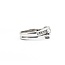 Ring Channel 0.37ct Round Diamond .32ctw Near Colorless Diamonds 14kw 8.8mm Sz6.5 6.8g 225020009