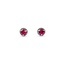 Earrings .15xtw Round Diamonds 1.20ctw Ruby 14kw 1.96g 225020007