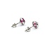 Earrings .15xtw Round Diamonds 1.20ctw Ruby 14kw 1.96g 225020007