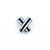 Pendant Crossover Slide 1.69ctw Round Diamonds 2.07ctw Sapphires 18ktt 20.5x20.5mm 10.57g 225030052