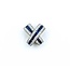 Pendant Crossover Slide 1.69ctw Round Diamonds 2.07ctw Sapphires 18ktt 20.5x20.5mm 10.57g 225030052